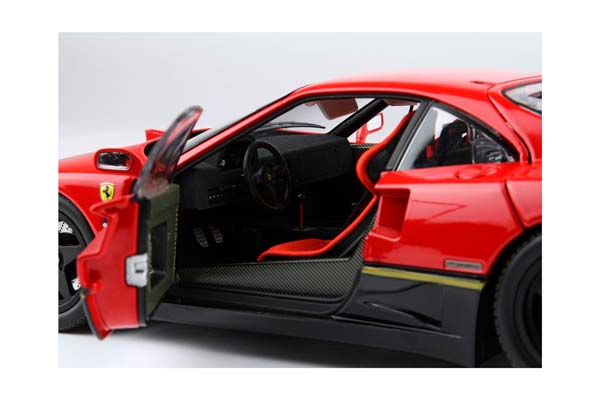 FERRARI F40 RED-BLACK GOLD STRIPE BBR-KYOSHO / ФЕРРАРИ Ф40 - ПОЛОСА ББР-КИОСХО 1:18 КРАСНЫЙ — фото 6