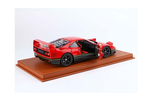 FERRARI F40 RED-BLACK GOLD STRIPE BBR-KYOSHO / ФЕРРАРИ Ф40 - ПОЛОСА ББР-КИОСХО 1:18 КРАСНЫЙ — фото 2