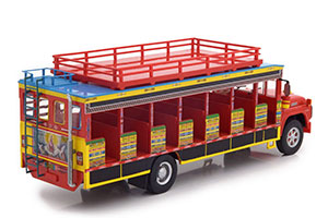 FORD F-600 CHIVA COLOMBIA 1990 RED/BLUE/YELLOW — фото 2