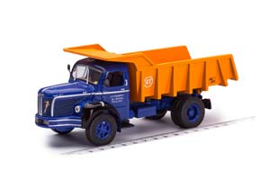 BERLIET GLM 10 1953 BENNE CARRIÈRE MARREL САМОСВАЛ СИНИЙ С ОРАНЖЕВЫМ — фото 12