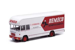 BERLIET GBK 75 1969 DEMENAGEMENT DEMECO БЕЛЫЙ С КРАСНЫМ