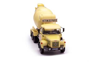 BERLIET PHM 12 6X4 1969 CEMENT MIXER BETON DE PARIS БЕТОНОМЕШАЛКА ЖЕЛТАЯ — фото 3