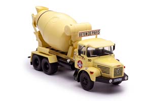 BERLIET PHM 12 6X4 1969 CEMENT MIXER BETON DE PARIS БЕТОНОМЕШАЛКА ЖЕЛТАЯ — фото 6