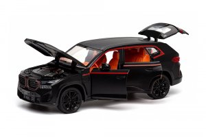BMW G09 XM LABEL RED 2026 MATT BLACK / БМВ ХМ МАТОВЫЙ ЧЕРНЫЙ (ДЛИНА 20 СМ БЕЗ КОРОБКИ) — фото 3