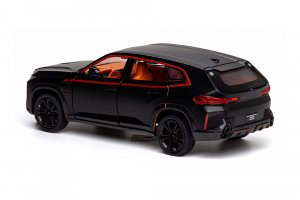 BMW G09 XM LABEL RED 2026 MATT BLACK / БМВ ХМ МАТОВЫЙ ЧЕРНЫЙ (ДЛИНА 20 СМ БЕЗ КОРОБКИ) — фото 6
