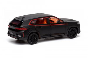 BMW G09 XM LABEL RED 2026 MATT BLACK / БМВ ХМ МАТОВЫЙ ЧЕРНЫЙ (ДЛИНА 20 СМ БЕЗ КОРОБКИ) — фото 2
