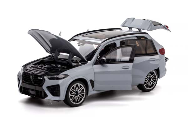 BMW F95 X5 M COMPETITION 2026 GREY (LENGTH 20 CM, WITHOUT PACKAGING) / БМВ F95 X5 M КОМПЕТИШН 2026 СЕРЫЙ (ДЛИНА 20 СМ, БЕЗ УПАКОВКИ) — фото 3