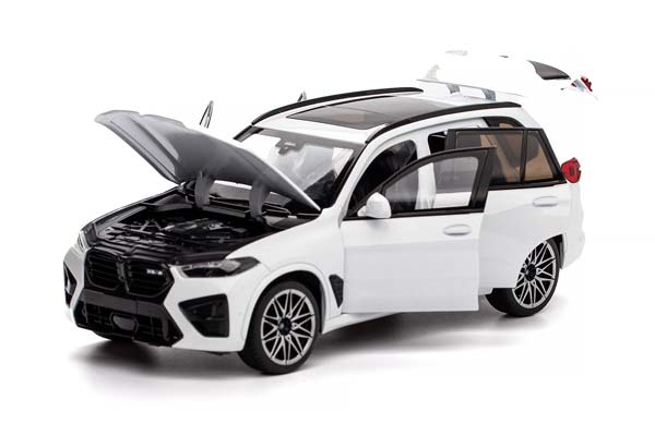 BMW F95 X5 M COMPETITION 2026 WHITE (LENGTH 20 CM, WITHOUT PACKAGING) / БМВ F95 X5 M КОМПЕТИШН 2026 БЕЛЫЙ (ДЛИНА 20 СМ, БЕЗ УПАКОВКИ) — фото 3