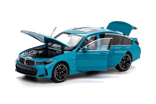 BMW 3 SERIES 325LI SEDAN 2026 BLUE (LENGTH 19 CM, WITHOUT PACKAGING) / БМВ 3-Й СЕРИИ 325LI СЕДАН 2026 СИНИЙ (ДЛИНА 19 СМ, БЕЗ УПАКОВКИ) — фото 3