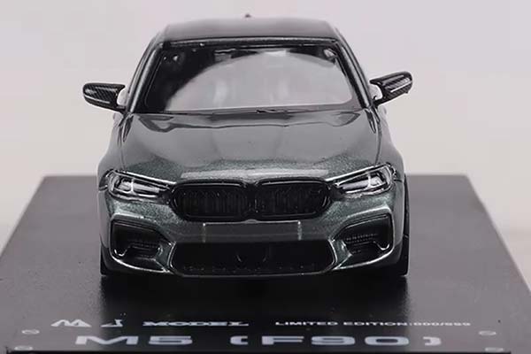 BMW F90 M5 2025 LIGHT GREEN / БМВ F90 M5 2025 СВЕТЛО-ЗЕЛЕНЫЙ (ДЛИНА МОДЕЛИ 7-10 СМ) — фото 4