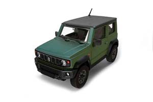 SUZUKI JIMNY JB74 LHD (2018), JUNGLE GREEN (ДЛИНА МОДЕЛИ 6-10 СМ)