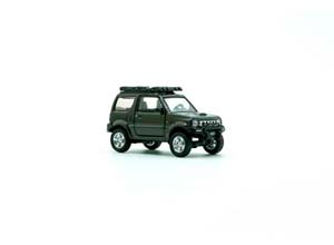 SUZUKI JIMNY LB43 1998 (ПРАВОРУЛЬНЫЙ) ТЕМНО-СЕРЫЙ (ДЛИНА МОДЕЛИ 6-10 СМ) — фото 3