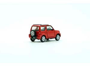 SUZUKI JIMNY LB43 1998 (ПРАВОРУЛЬНЫЙ) КРАСНЫЙ (ДЛИНА МОДЕЛИ 6-10 СМ) — фото 2