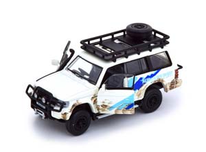 MITSUBISHI PAJERO 2 ПОКОЛЕНИЕ 1996 (ПРАВОРУЛЬНЫЙ) БЕЛЫЙ (ДЛИНА МОДЕЛИ 6-10 СМ)