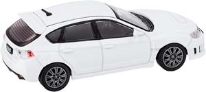 SUBARU IMPREZA WRX 2009 (ЛЕВОРУЛЬНЫЙ) БЕЛЫЙ (ДЛИНА МОДЕЛИ 6-10 СМ) — фото 2