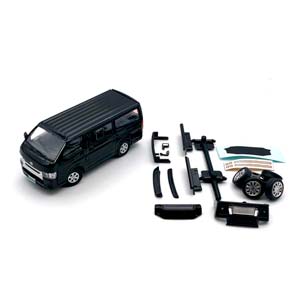 TOYOTA HIACE 2016 (ПРАВОРУЛЬНЫЙ) ЧЕРНЫЙ (ДЛИНА МОДЕЛИ 6-10 СМ)