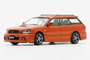 SUBARU LEGACY E-TUNE II 2002 (ПРАВОРУЛЬНЫЙ) ОРАНЖЕВЫЙ (ДЛИНА МОДЕЛИ 6-10 СМ)