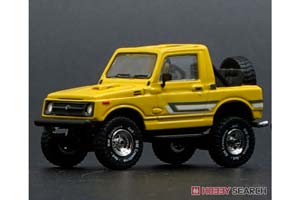 SUZUKI JIMNY SJ11 RIGHT HAND DRIVE JAPAN VERSION, YELLOW (ДЛИНА МОДЕЛИ 6-10 СМ) — фото 2