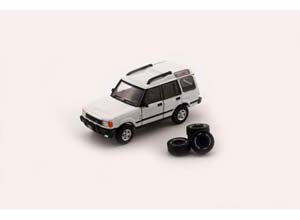 LAND ROVER DISCOVERY 1 1998 ЛЕВОРУЛЬНЫЙ, БЕЛЫЙ (ДЛИНА МОДЕЛИ 6-10 СМ)