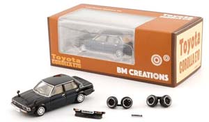 TOYOTA COROLLA E70 ЧЕРНЫЙ (ПРАВОРУЛЬНЫЙ) (ДЛИНА МОДЕЛИ 6-10 СМ)