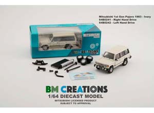 MITSUBISHI PAJERO I 1983 РУЛЬ СПРАВА, БЕЛЫЙ, С ДОПОЛНИТЕЛЬНЫМИ ДЕТАЛЯМИ (ДЛИНА МОДЕЛИ 6-10 СМ) — фото 4