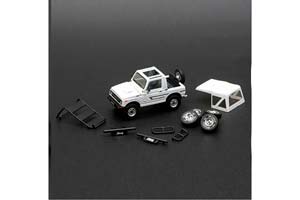 SUZUKI JIMNY SJ11 RIGHT HAND DRIVE JAPAN VERSION, WHITE (ДЛИНА МОДЕЛИ 6-10 СМ)