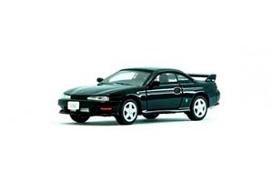 NISSAN SILVIA S14 LHD (1994), BLACK (ДЛИНА МОДЕЛИ 6-10 СМ)