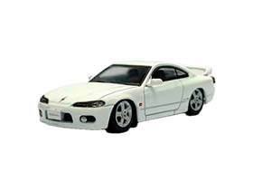 NISSAN SILVIA S15 LHD (1999), WHITE (ДЛИНА МОДЕЛИ 6-10 СМ)