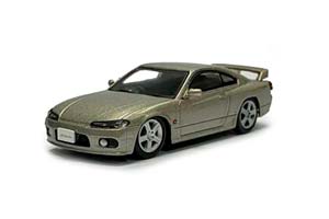 NISSAN SILVIA S15 LHD (1999), SILVER (ДЛИНА МОДЕЛИ 6-10 СМ)