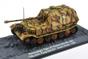 TANK PANZER TIGER (P) ELEFANT (SD KFZ 184) 1 KP SCH PZJG ABT 653 ANZIO ITALY 1944
