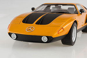 MERCEDES C111/II CONCEPT CAR 1970 METALLIC ORANGE — фото 7