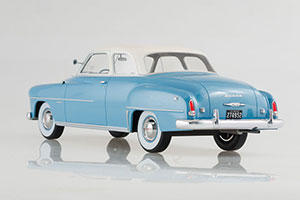 DODGE CORONET CLUB COUPE 1952 LIGHT BLUE/WHITE — фото 3