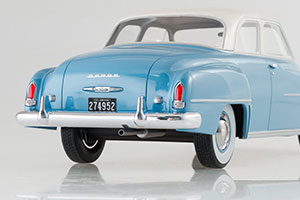 DODGE CORONET CLUB COUPE 1952 LIGHT BLUE/WHITE — фото 5