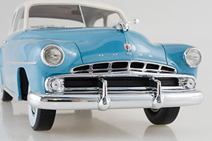 DODGE CORONET CLUB COUPE 1952 LIGHT BLUE/WHITE — фото 6