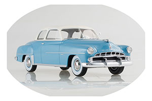 DODGE CORONET CLUB COUPE 1952 LIGHT BLUE/WHITE