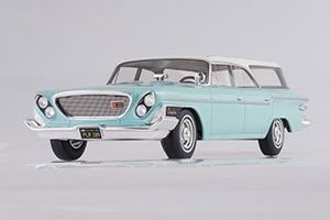CHRYSLER NEWPORT TOWN & COUNTRY WAGON LIGHT GREEN/WHITE 1962 — фото 4