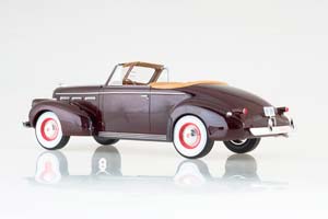 LASALLE SERIES 50 CONVERTIBLE COUPE 1940 DARK RED / LASALLE SERIES 50 КАБРИОЛЕТ КУПЕ 1940 ТЕМНО-КРАСНЫЙ — фото 3