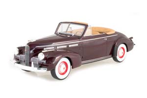 LASALLE SERIES 50 CONVERTIBLE COUPE 1940 DARK RED / LASALLE SERIES 50 КАБРИОЛЕТ КУПЕ 1940 ТЕМНО-КРАСНЫЙ