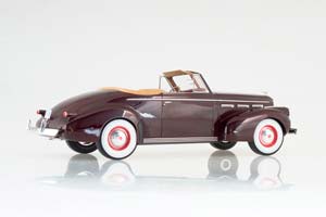 LASALLE SERIES 50 CONVERTIBLE COUPE 1940 DARK RED / LASALLE SERIES 50 КАБРИОЛЕТ КУПЕ 1940 ТЕМНО-КРАСНЫЙ — фото 2