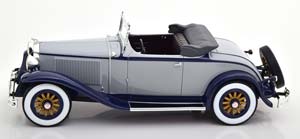 DODGE EIGHT DG CONVERTIBLE 1931 GREY DARK BLUE — фото 3