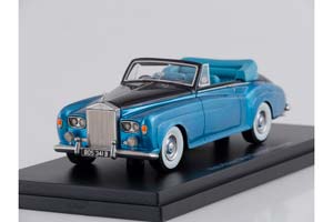 ROLLS-ROYCE SILVER CLOUD III DHC RHD 1964 METALLIC LIGHT BLUE/METALLIC DARK BLUE — фото 4