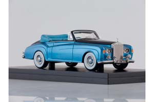 ROLLS-ROYCE SILVER CLOUD III DHC RHD 1964 METALLIC LIGHT BLUE/METALLIC DARK BLUE — фото 6