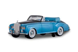 ROLLS-ROYCE SILVER CLOUD III DHC RHD 1964 METALLIC LIGHT BLUE/METALLIC DARK BLUE