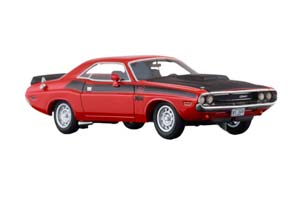 DODGE CHALLENGER T/A 1970 RED/BLACK