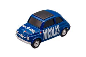 FIAT 500 NICOLAS - OUI, JE SUIS, BLUE