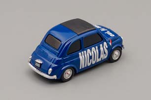 FIAT 500 NICOLAS - OUI, JE SUIS, BLUE — фото 2