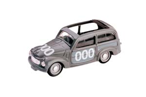 FIAT 500C BELVEDERE 38A TARGA FLORIO 000 COMMISSARI DI GARA 1954 GREY