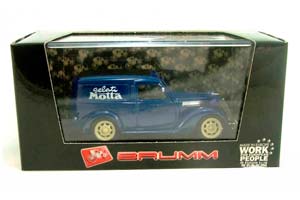 FIAT 1100 FURGONE GELATI MOTTA 1950 SERIE A NANNA DOPO CAROSELLO DARK BLUE — фото 2
