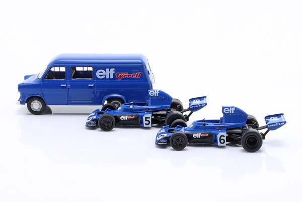 3-CAR SET TYRRELL: WINNER GERMAN GP FORMULA 1 WORLD CHAMPION 1973 / НАБОР ИЗ 3 МОДЕЛЕЙ ТИРРЕЛЛ ПОБЕДИТЕЛЬ ГРАН-ПРИ ГЕРМАНИИ ФОРМУЛА-1 ЧЕМПИОН МИРА — фото 4