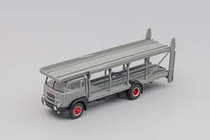 FIAT 640 TRUCK CAR TRANSPORTER 1949, GREY (ДЛИНА МОДЕЛИ 3-5 СМ) — фото 1